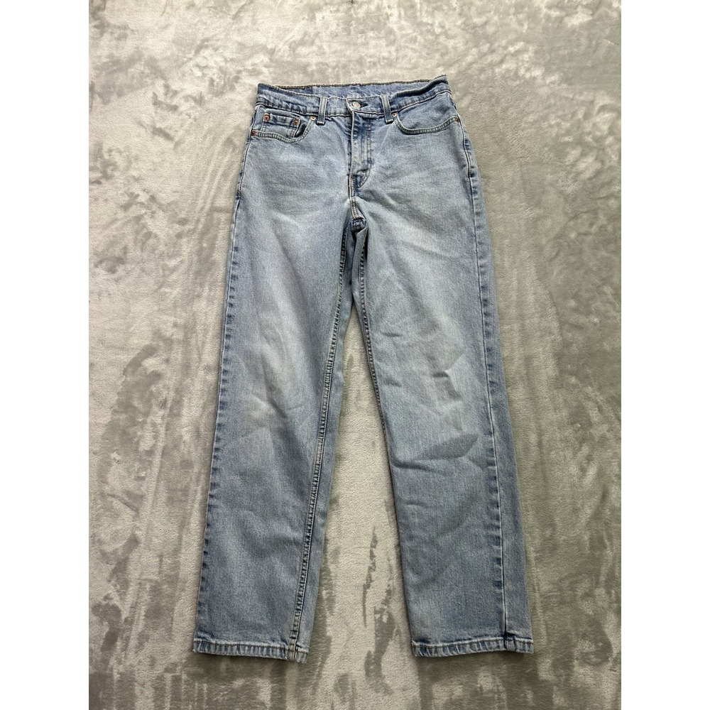 Levis 550 Relaxed Fit Tapered Leg Jeans Medium Wash Mens 29x30 00550-0059 Grunge